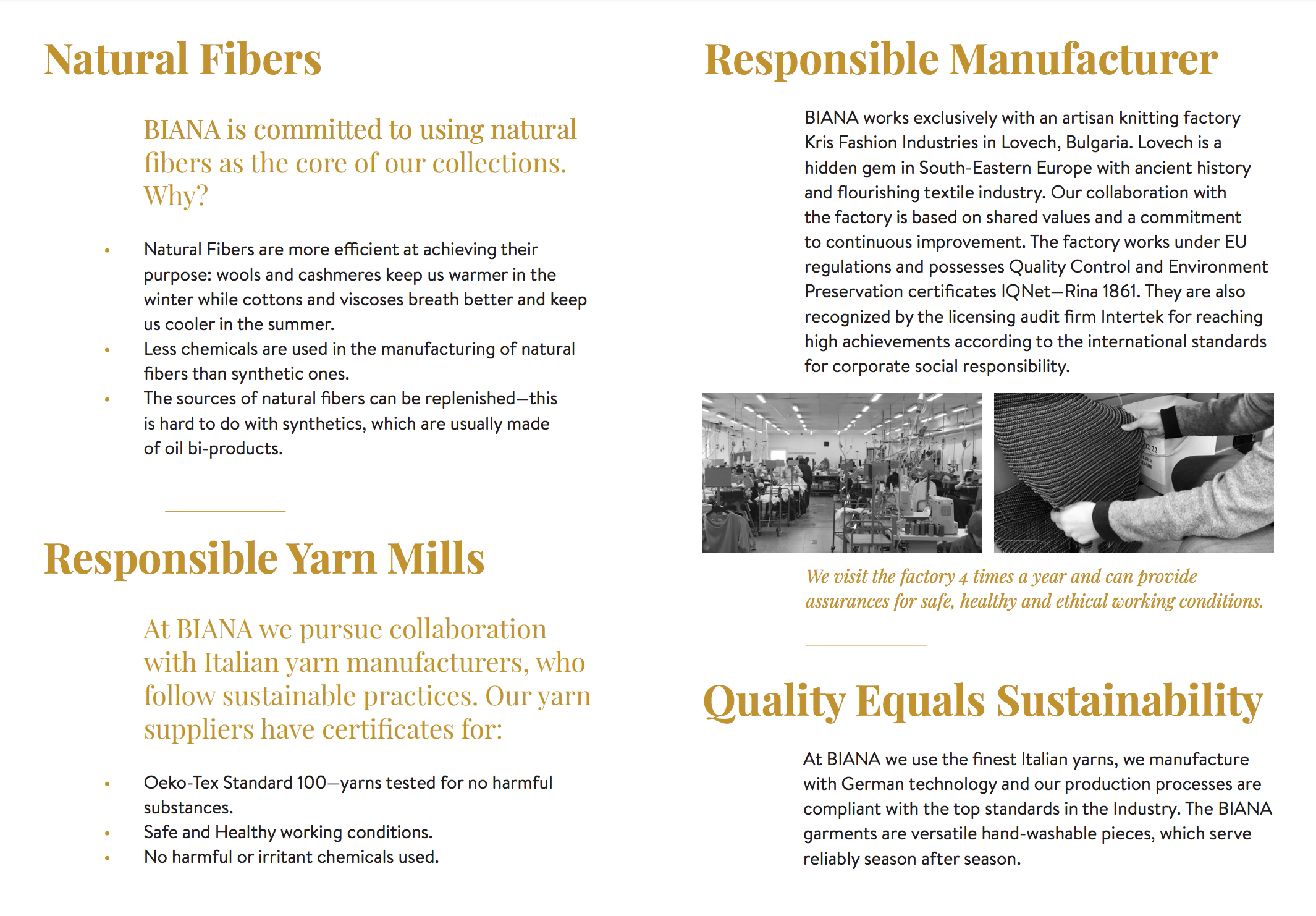 Sustainability Commitment 2020