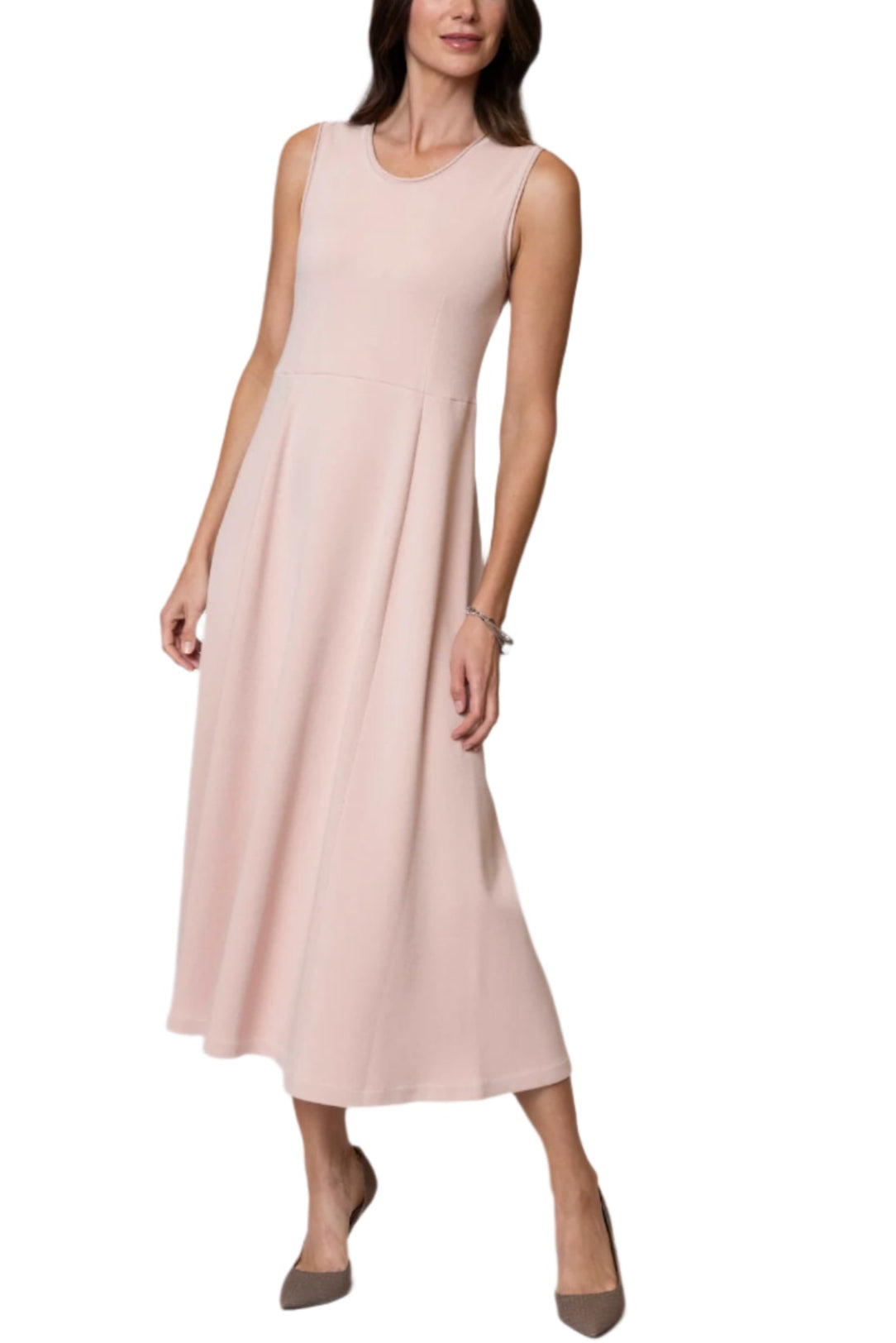 knee length dresses for ladies Blue Floral Long Sleeve High Neck Ruffle Maxi Dress main image 1