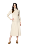 Paris Classic Turtleneck, Beige Melange