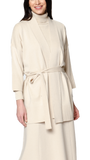 Martina Flat-Knit Vest, Beige Melange