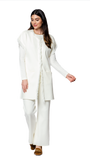 Maxima Milano-Knit Vest, Winter White