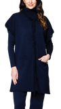 Maxima Milano-Knit Vest, Dark Navy