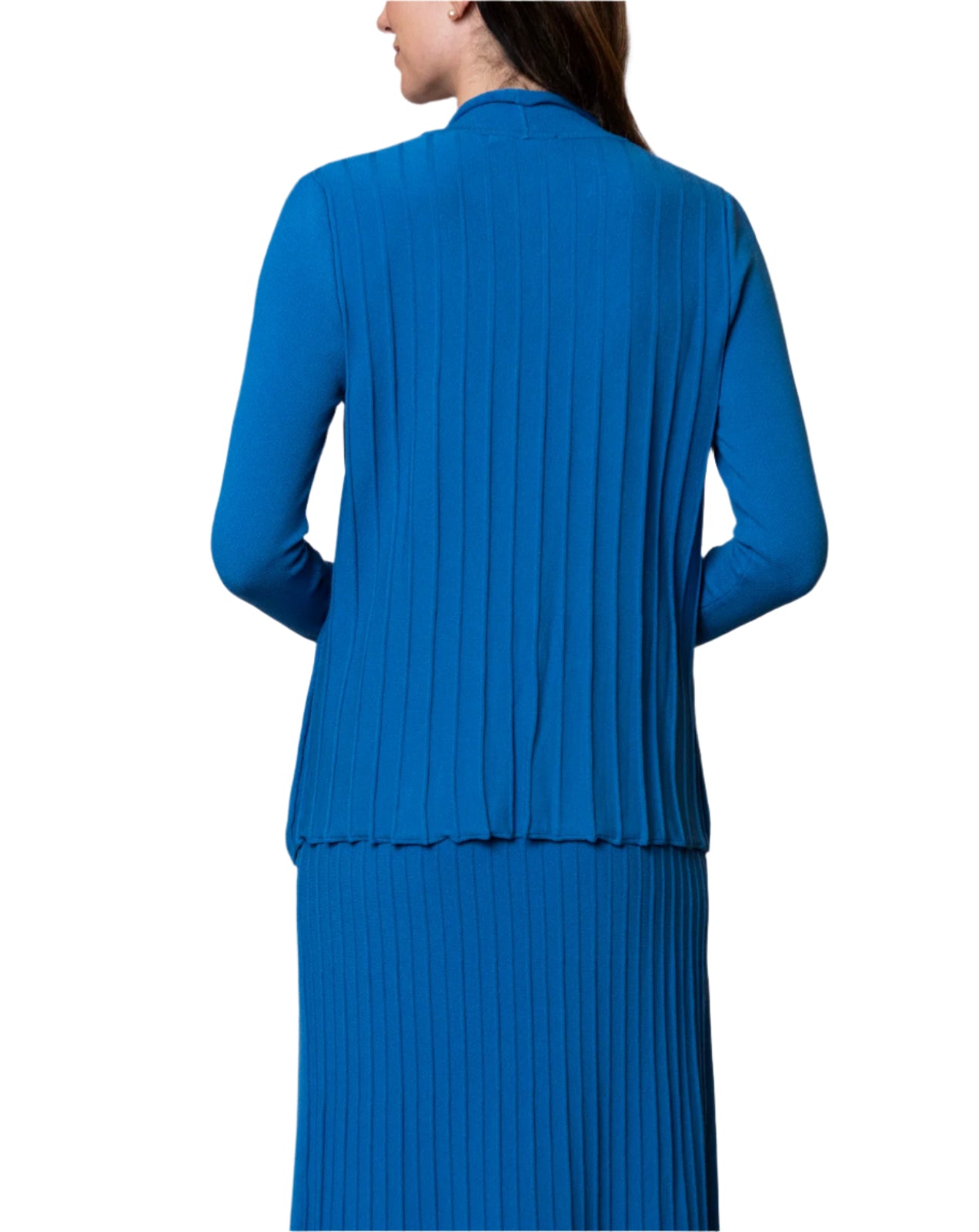 Amy Shawl Collar Cardigan ; Ocean Blue (Ships on 4/30)