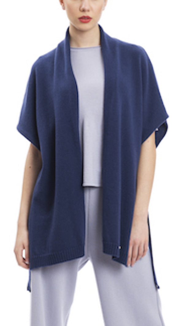Malin Belted Cardigan ; Thunder Navy